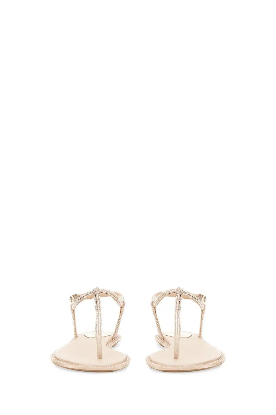 Beige thong sandals rene caovilla women’s sandalo diana with delicate beaded strap design