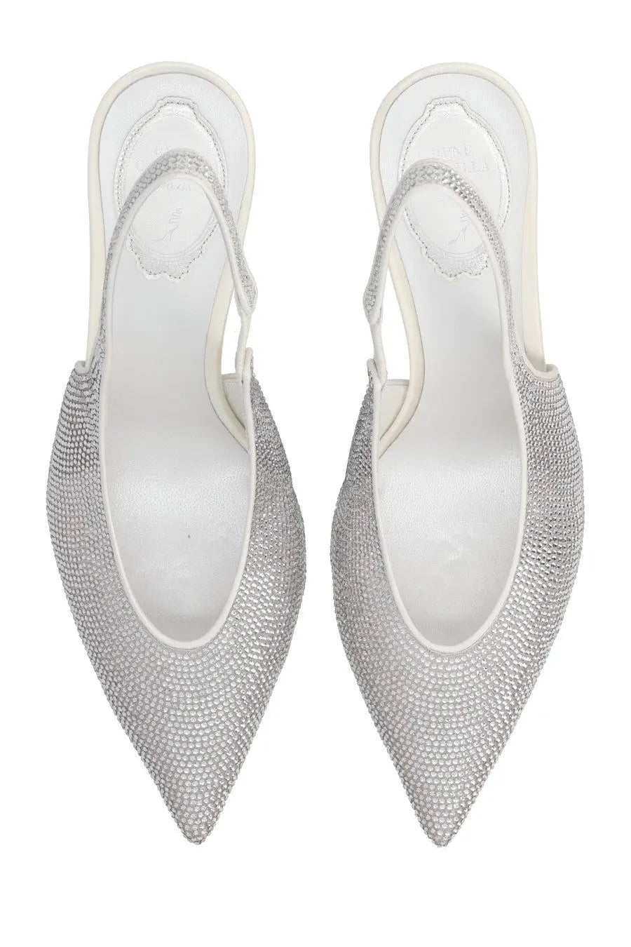 Rene Caovilla Women's Slingback Jinny Silver, view 5