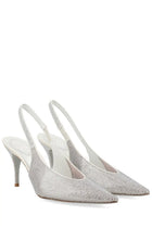 Rene Caovilla Women's Slingback Jinny Silver, view 2