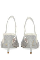 Rene Caovilla Women's Slingback Jinny Silver, view 4