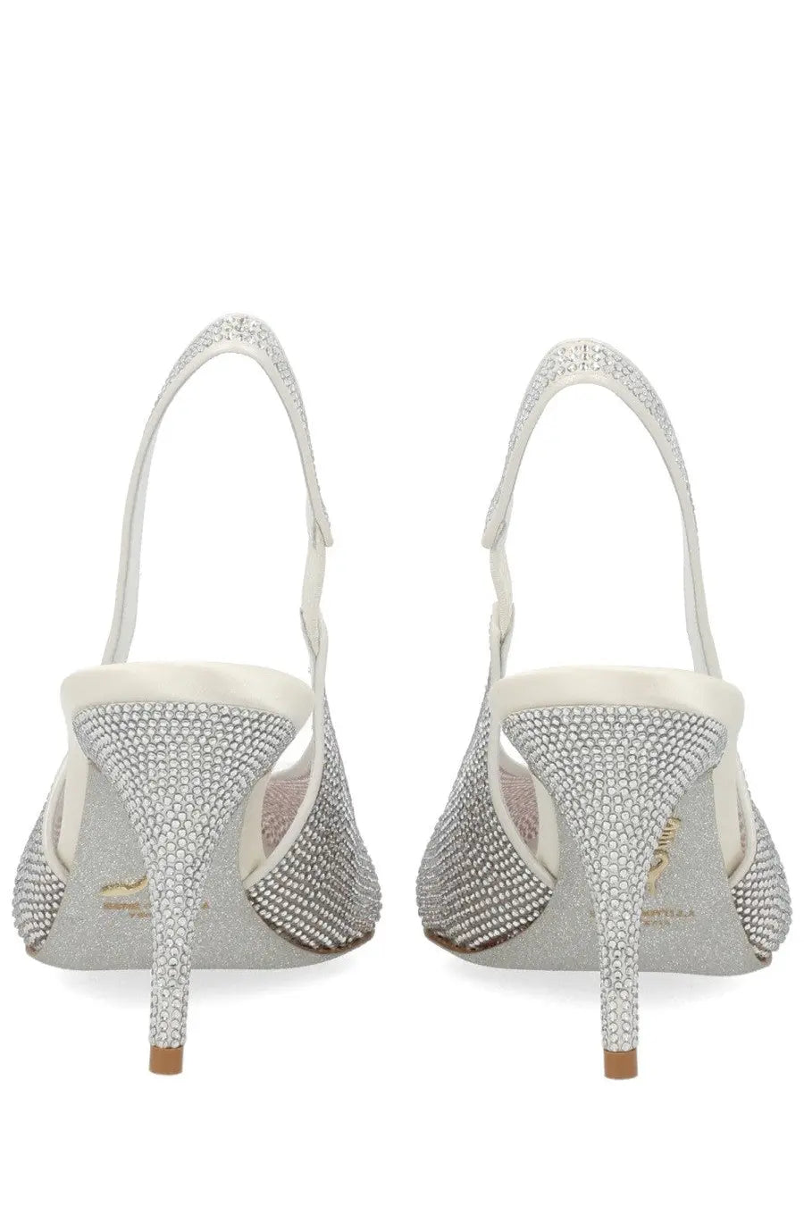 Rene Caovilla Women's Slingback Jinny Silver, view 4