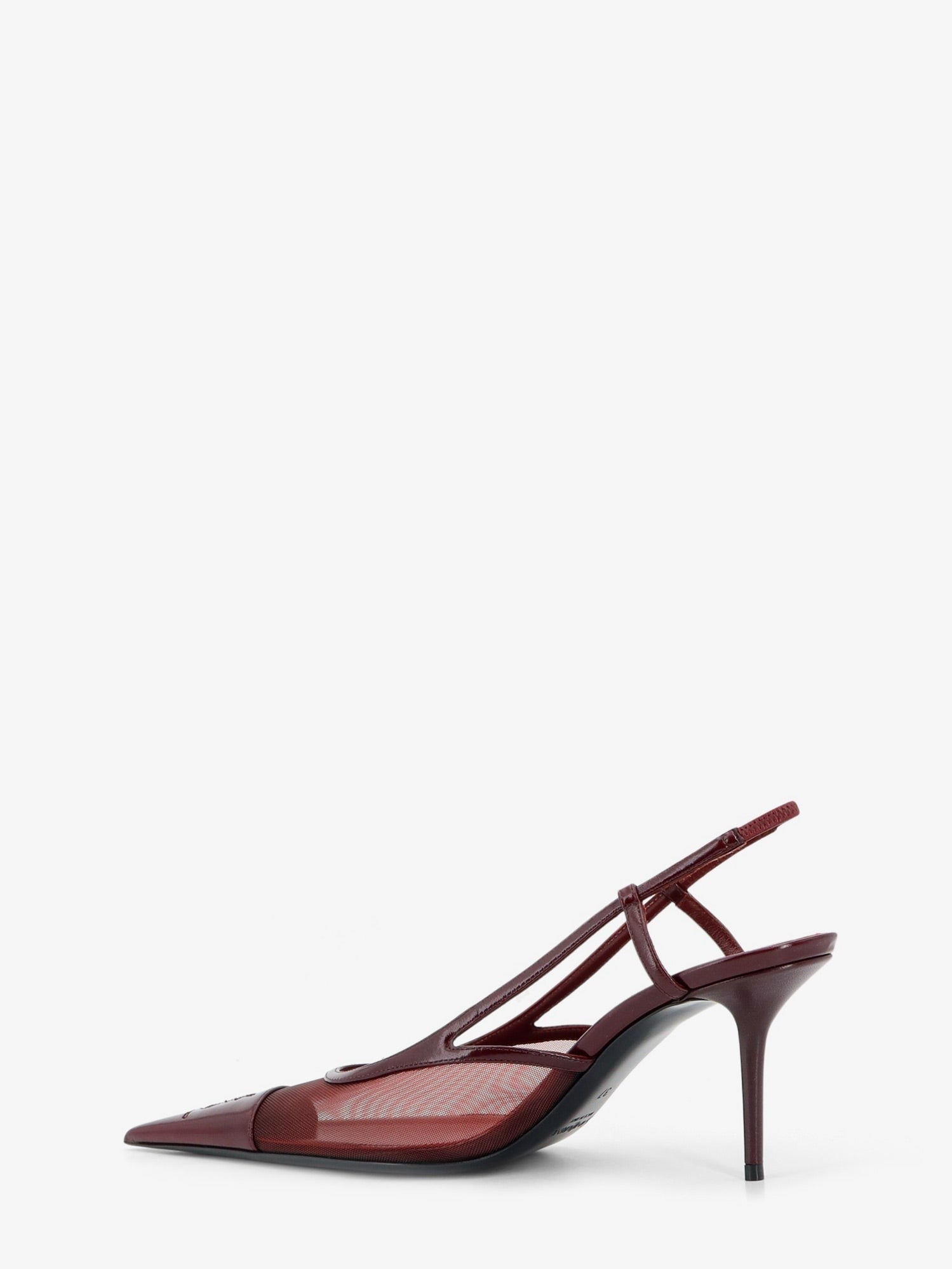 Saint Laurent Women's Renée Mesh Pump Red