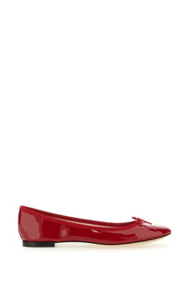 Repetto women’s ballerina cendrillon red patent leather ballet flat with small bow at the toe