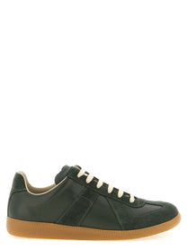 Maison Margiela Replica Leather Sneakers Green