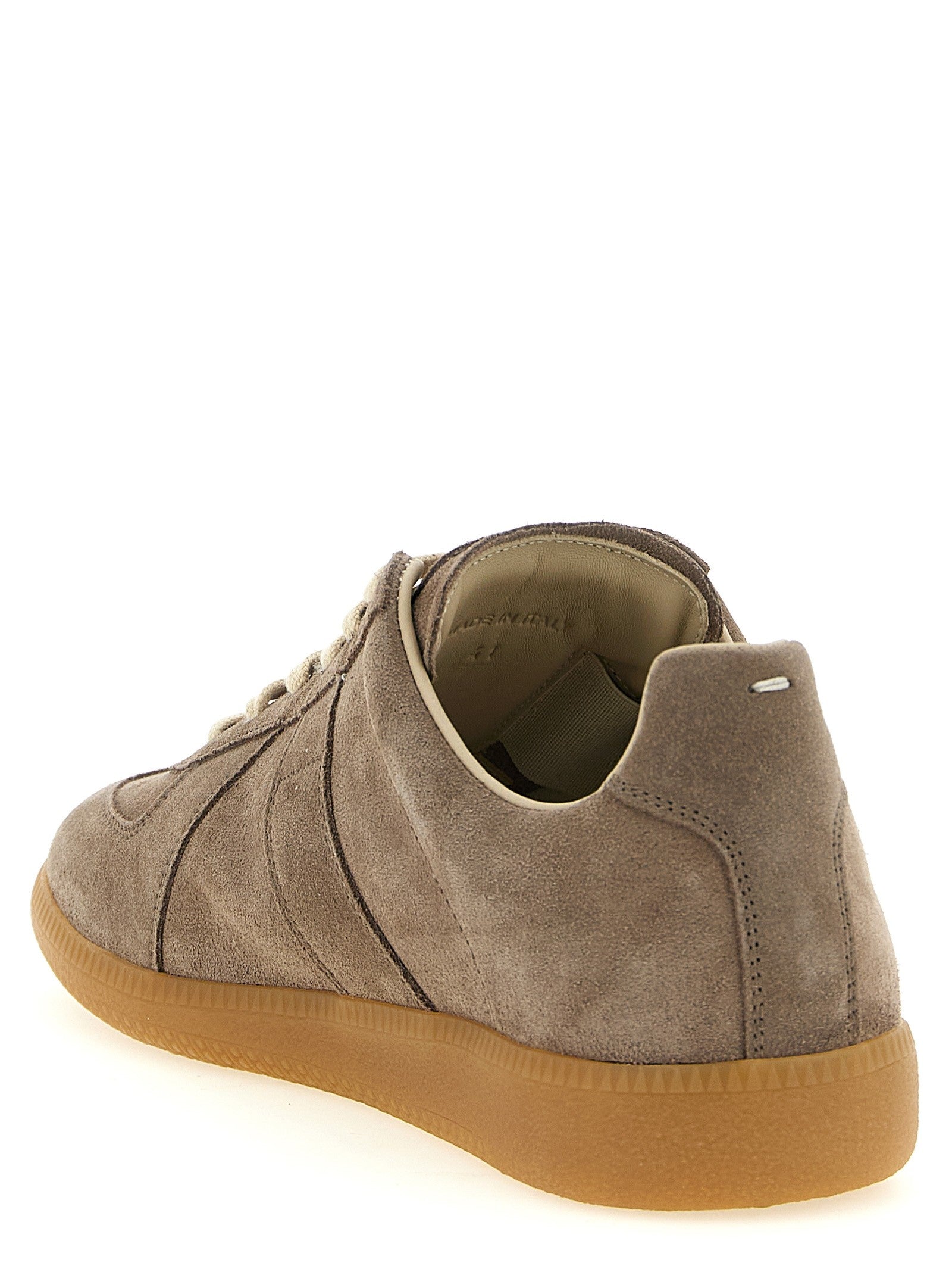 Maison Margiela Replica Suede Sneakers Beige