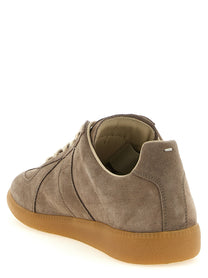 Maison Margiela Replica Suede Sneakers Beige
