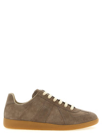Maison Margiela Replica Suede Sneakers Beige