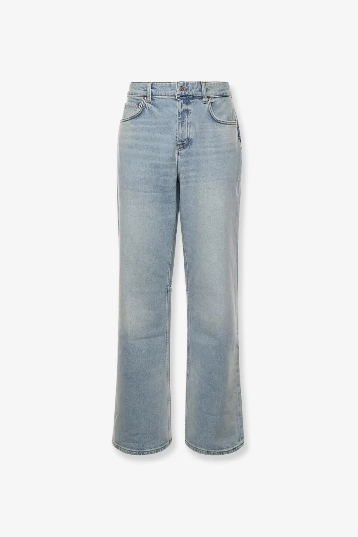 Light-wash denim jeans with a high-rise straight-leg cut from represent mens boot cut jeans blue collection