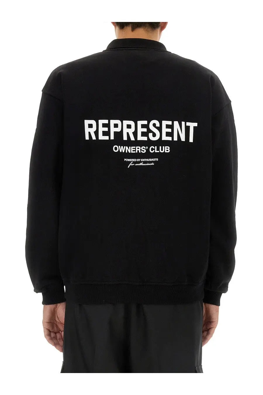 Represent Men's Polo Black, view 3