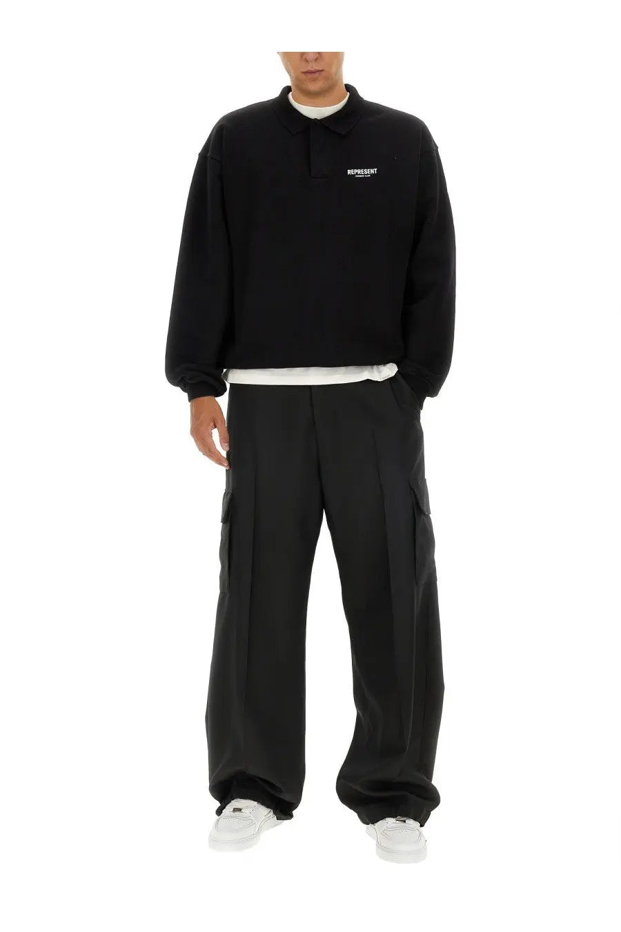 Represent Men's Polo Black, view 2