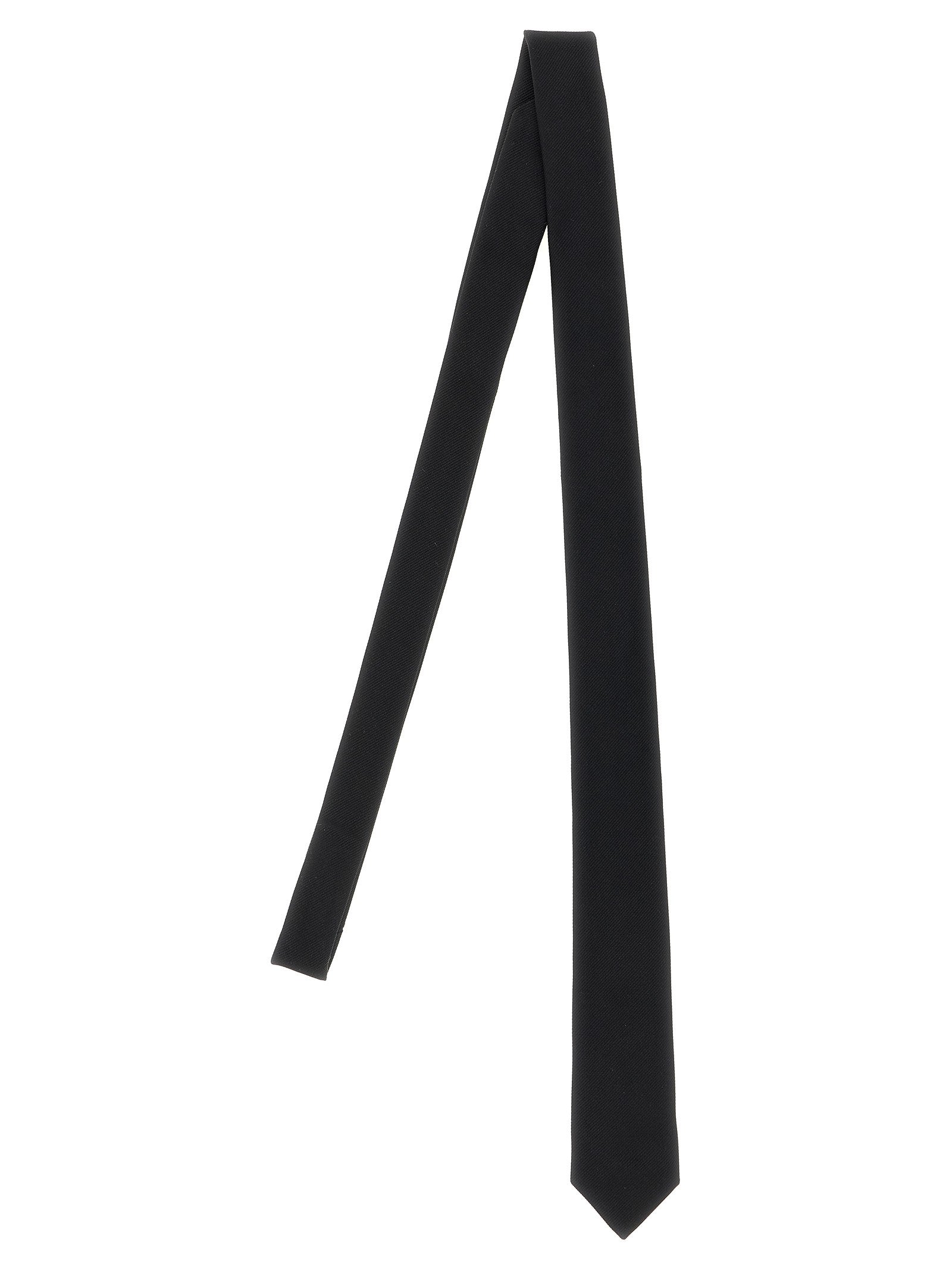 Saint Laurent Men's Silk Tie Black