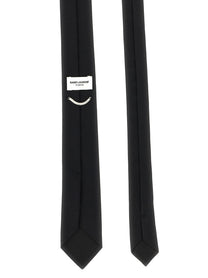 Saint Laurent Men's Silk Tie Black