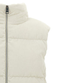 Herno Resort Bright Corduroy Vest White