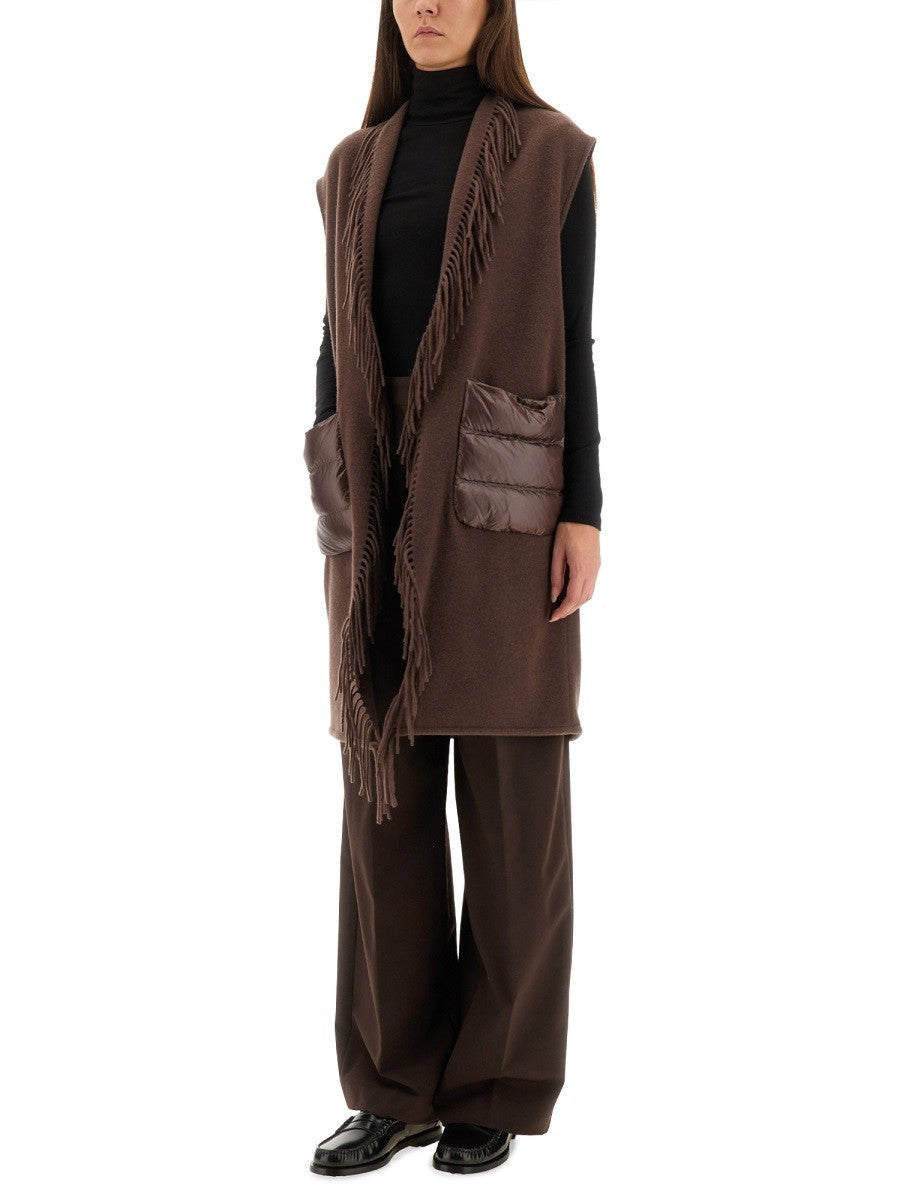 Herno Women's Resort Sleeve Made of Warmy and Ultralight Nylon Brown Herno