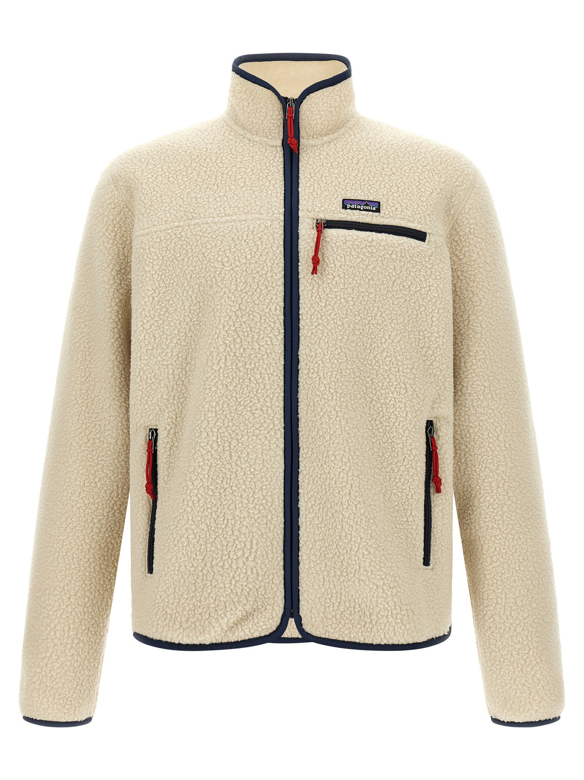 Patagonia Retro Beige Blue Jacket Beige