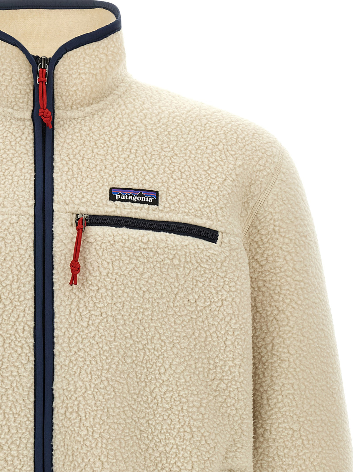 Patagonia Retro Beige Blue Jacket Beige