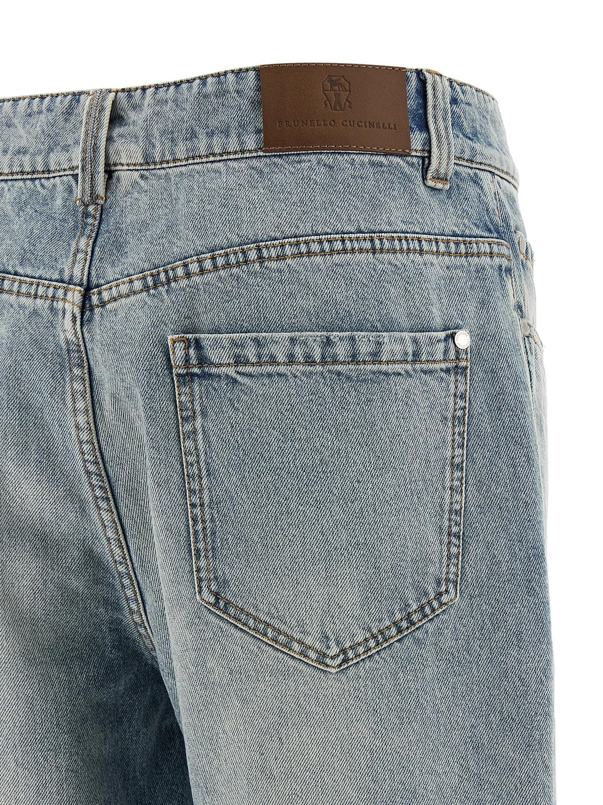 Brunello Cucinelli Retro Jeans Blue, view 4