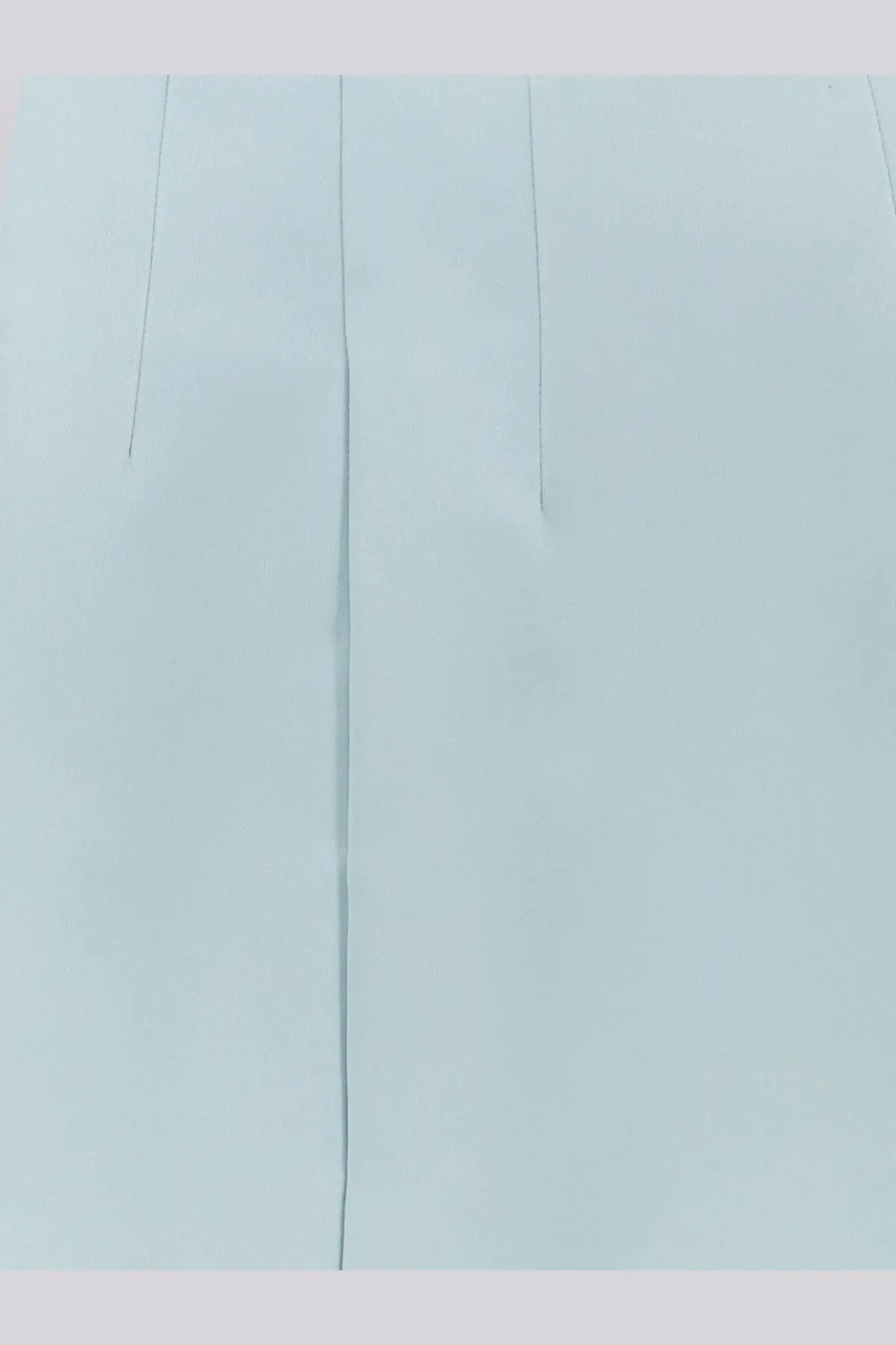Light blue retrofete women’s asta satin skirt with vertical creases and smooth satin finish perfect for elegant occasions