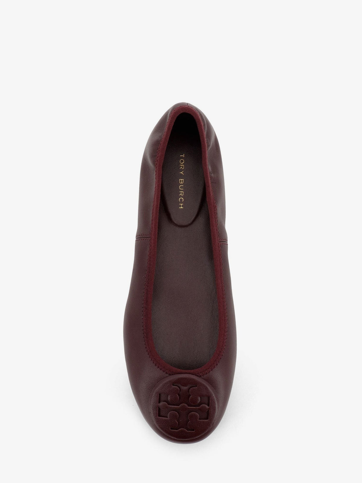 Tory Burch Women's Reva Travel Ballet Ballerinas DARKCARMINE, view 5
