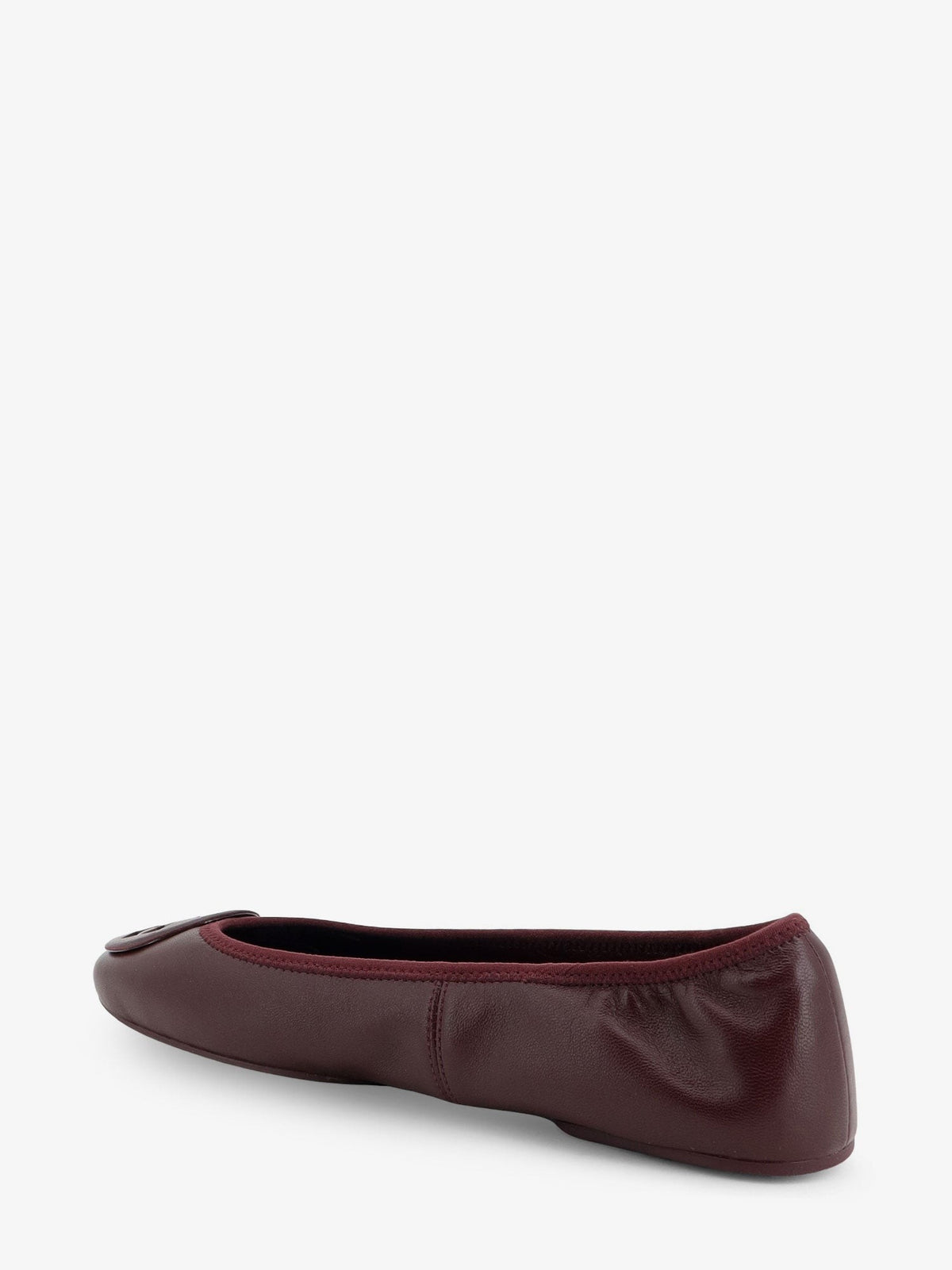 Tory Burch Women's Reva Travel Ballet Ballerinas DARKCARMINE, view 3