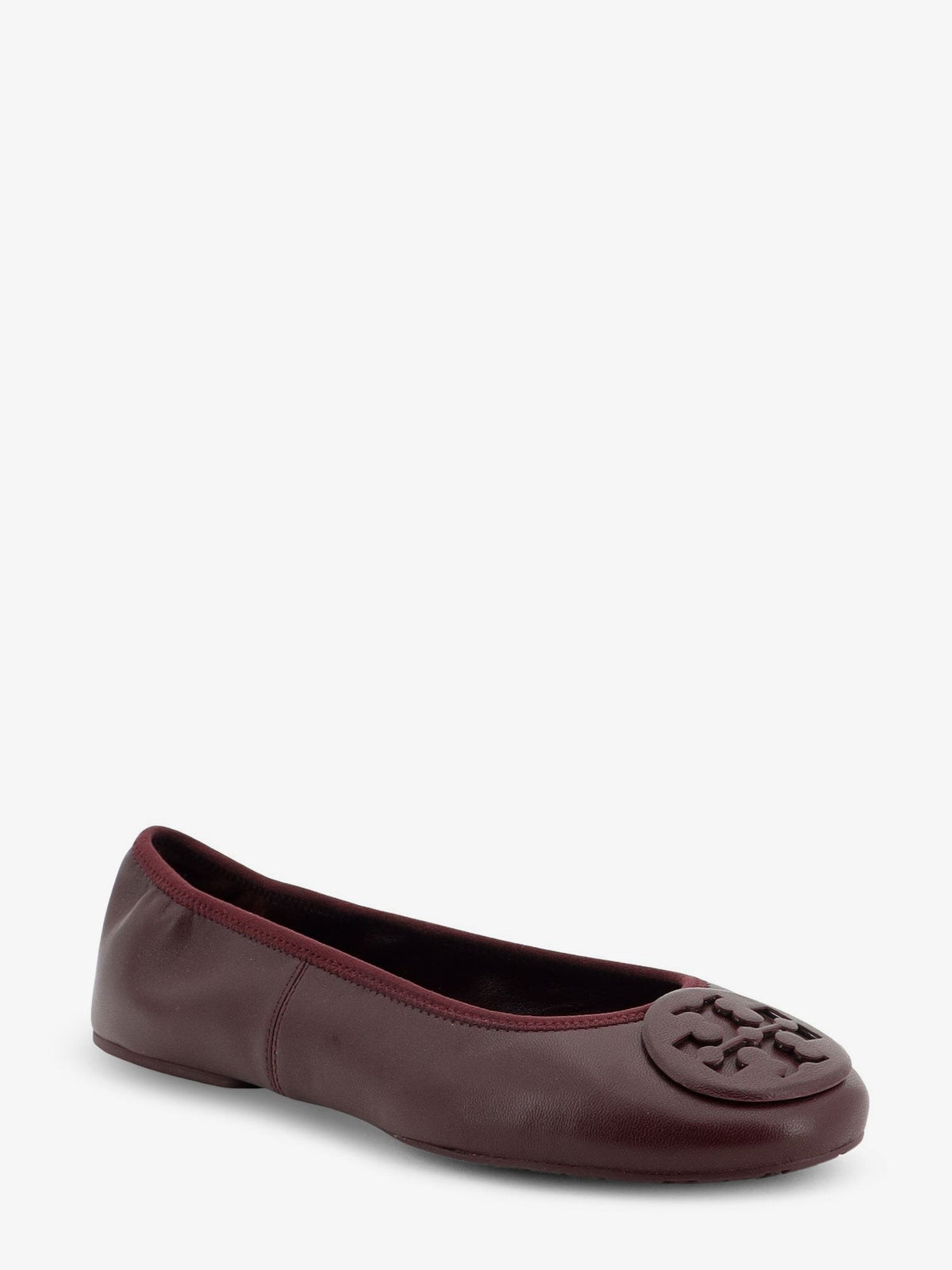 Tory Burch Women's Reva Travel Ballet Ballerinas DARKCARMINE, view 2
