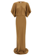 Norma Kamali Reverse Obie Dress Beige