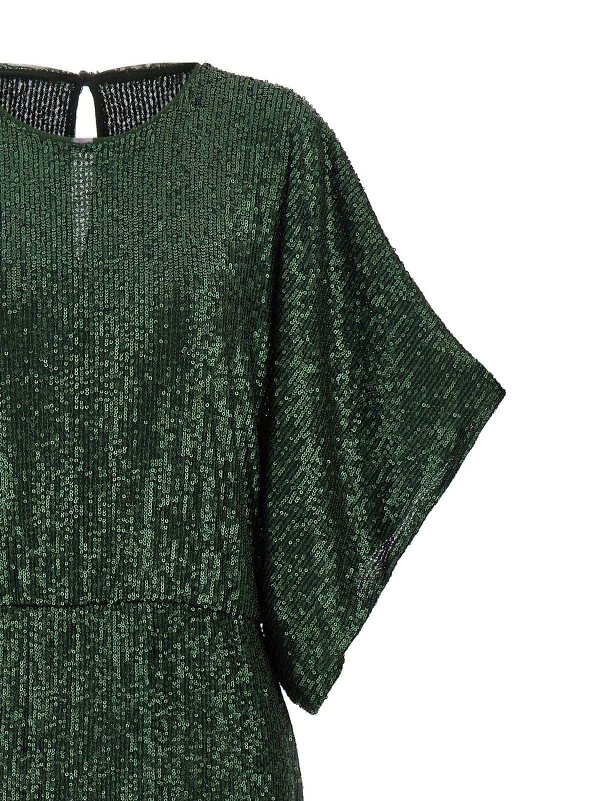 Norma Kamali Reverse Obie Dress Green, view 3