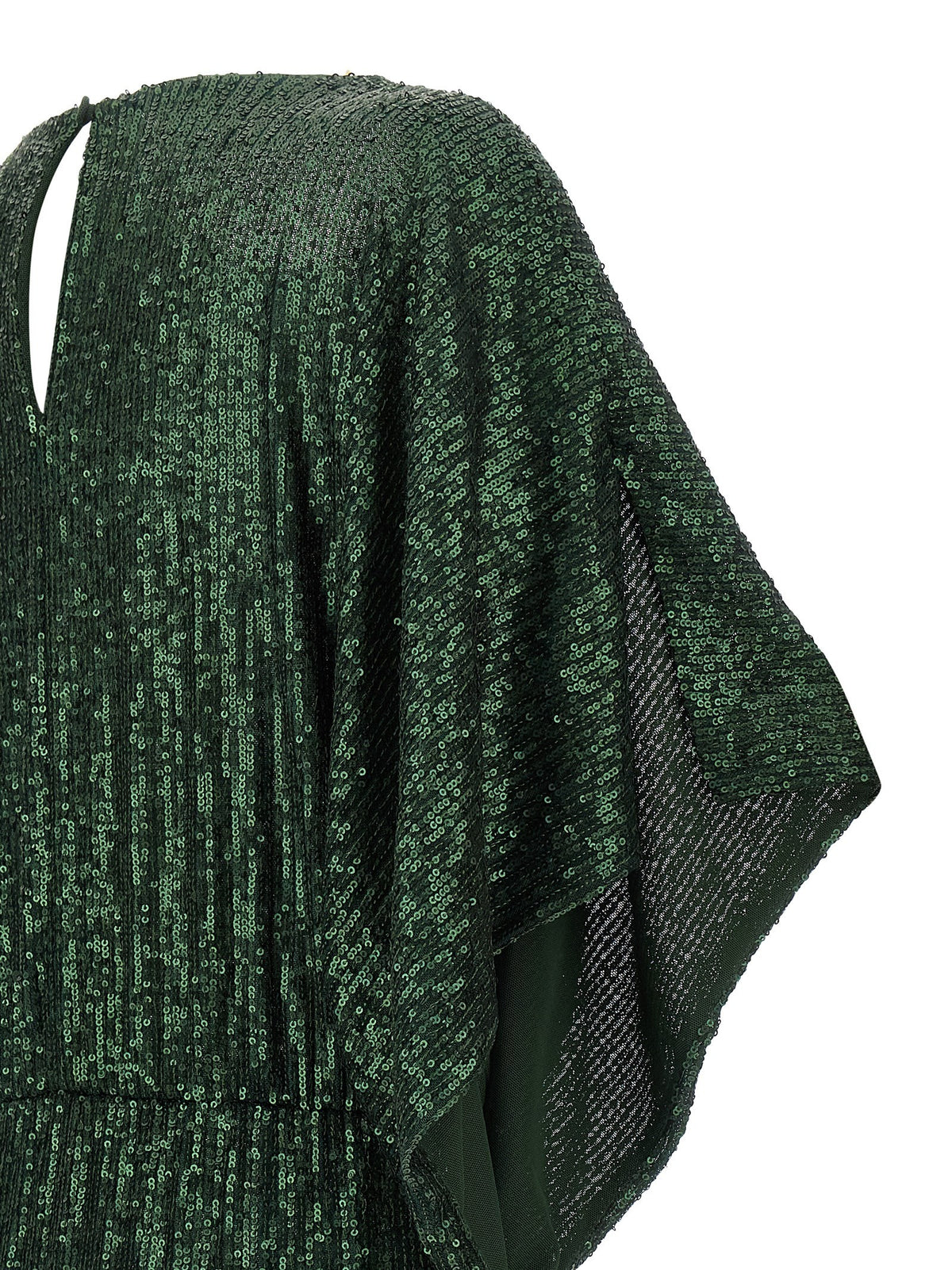 Norma Kamali Reverse Obie Dress Green, view 4
