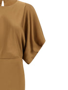 Norma Kamali Reverse Obie Dress Beige, view 3