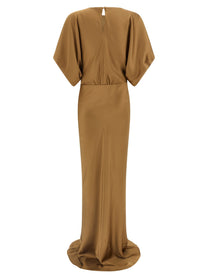 Norma Kamali Reverse Obie Dress Beige, view 2