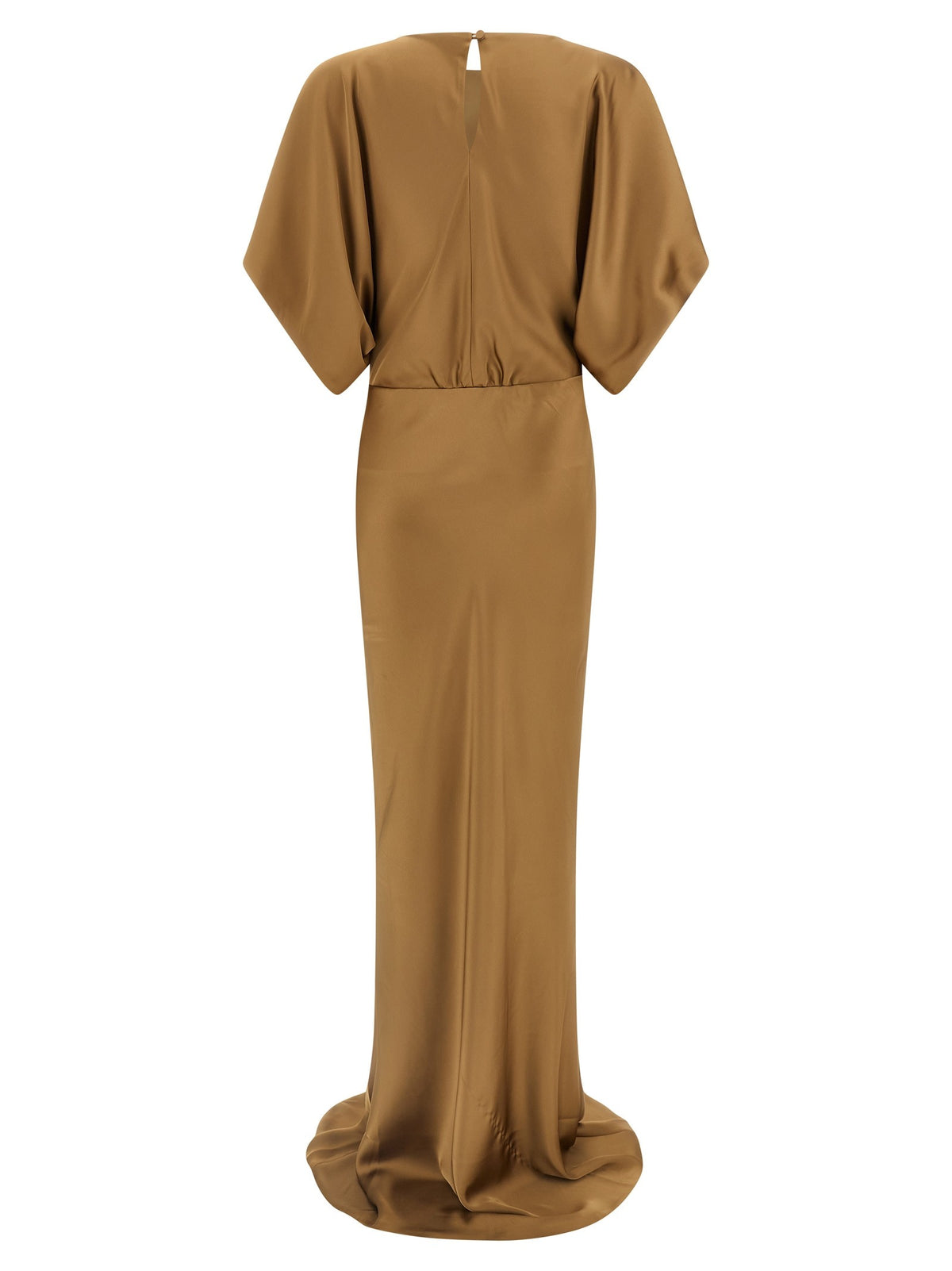 Norma Kamali Reverse Obie Dress Beige, view 2