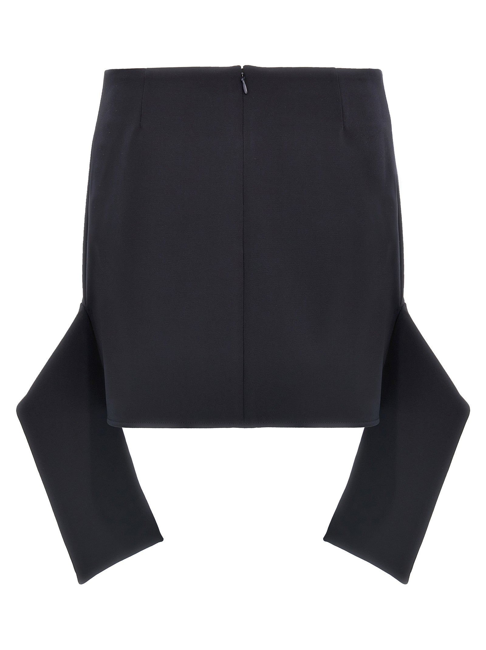 courrèges Reversed Belt Mini Skirt Blue