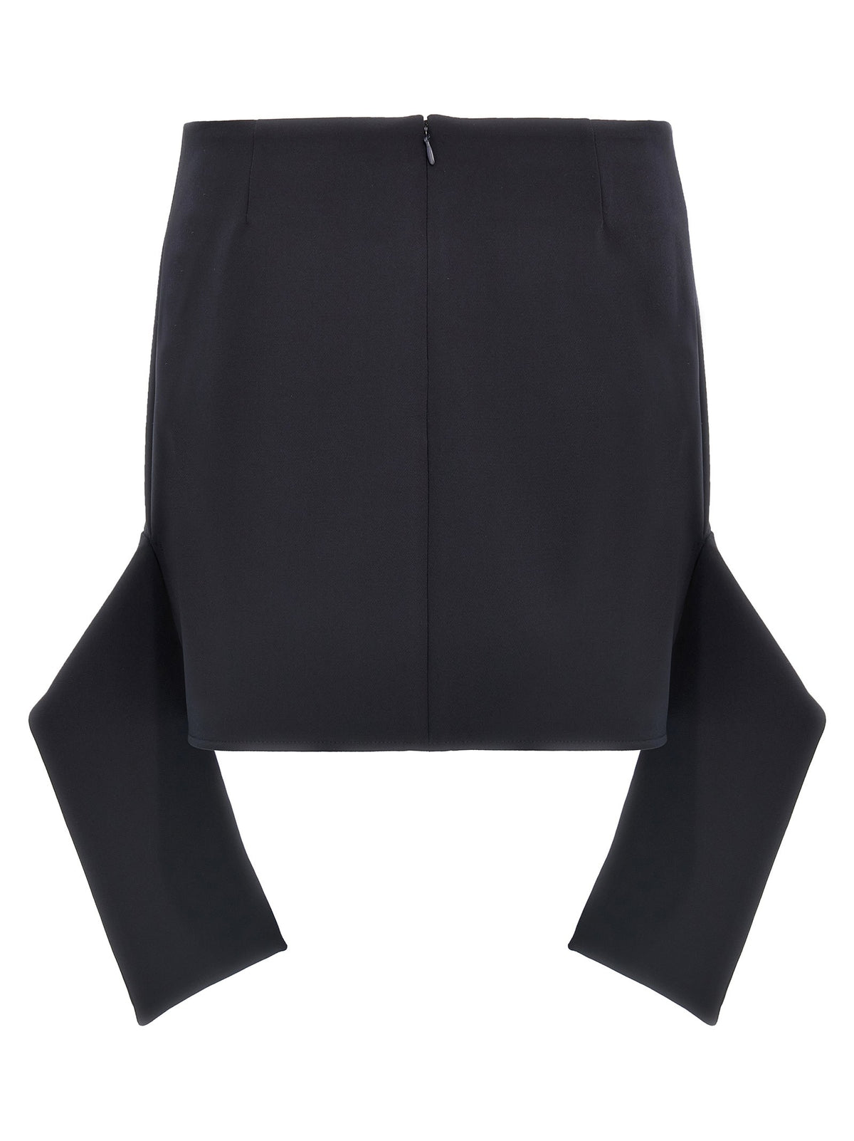 courrèges Reversed Belt Mini Skirt Blue, view 2