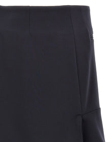 courrèges Reversed Belt Mini Skirt Blue