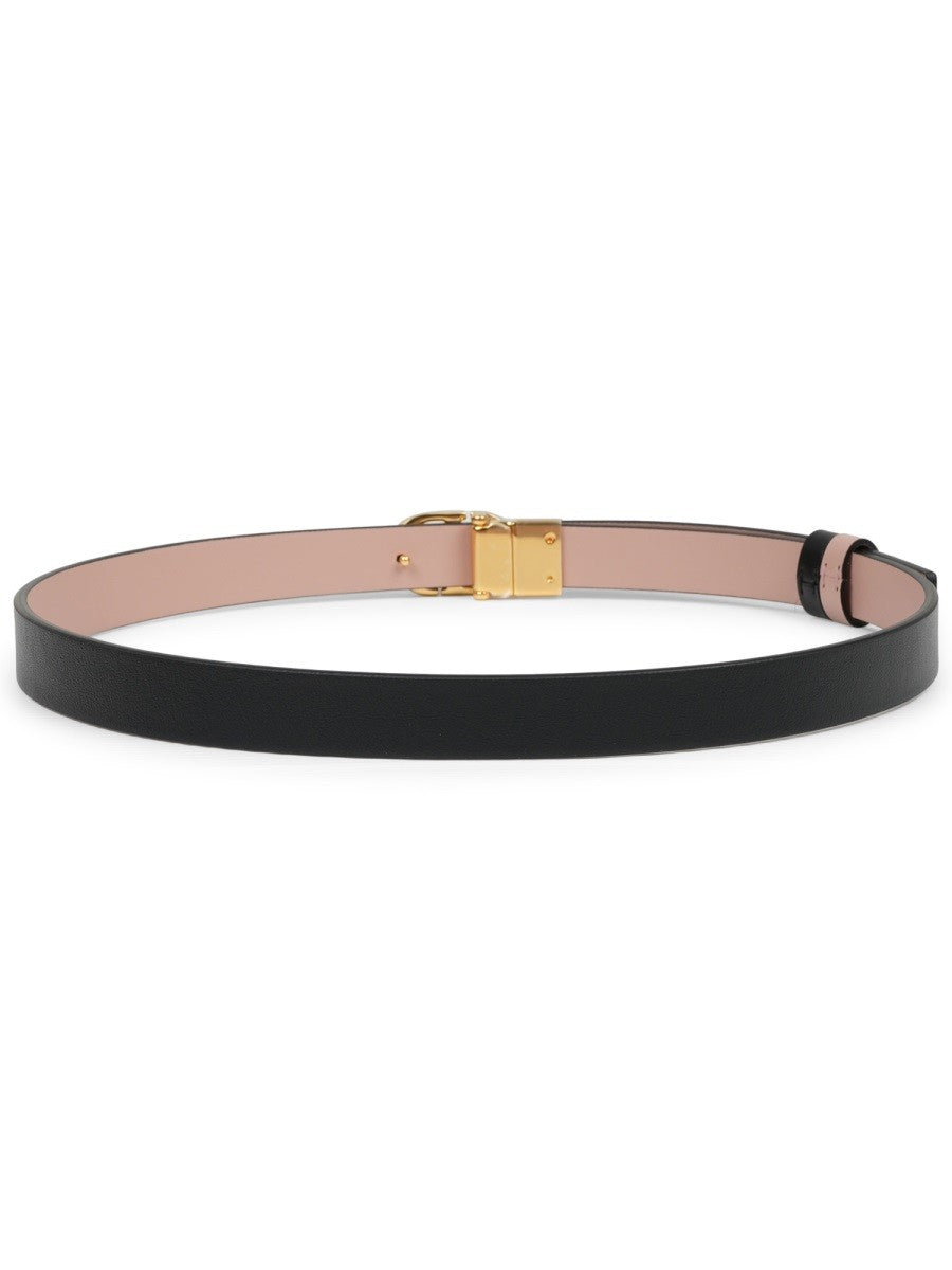 Dior Women's Reversible Belt Montaigne Black