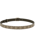 Gucci Women's Reversible Belt GG Marmont Brown, view 3