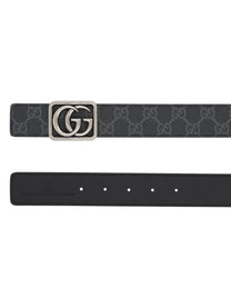 Gucci Men's Reversible Belt GG Marmont Black