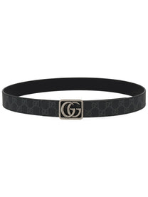 Gucci Men's Reversible Belt GG Marmont Black