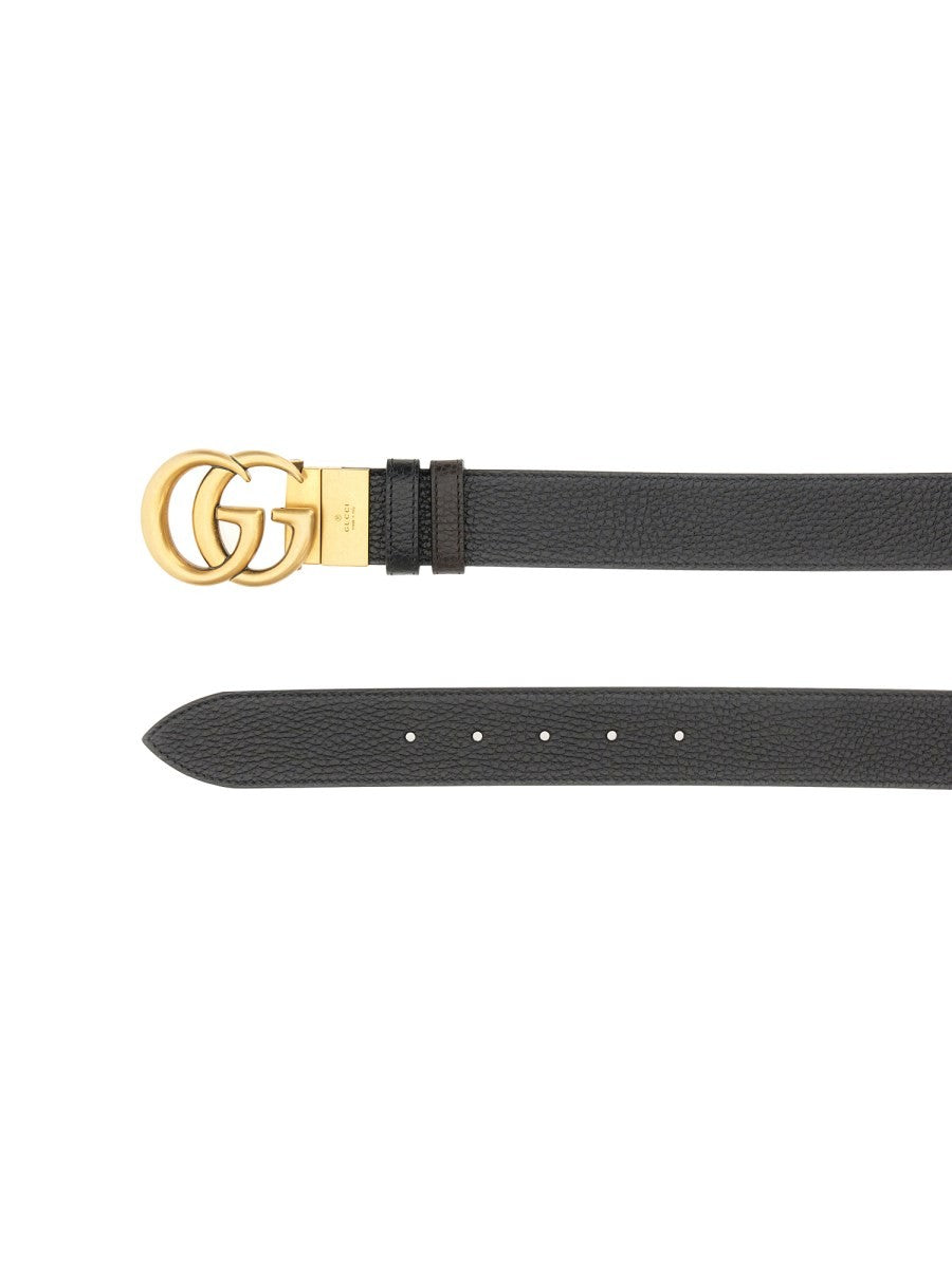 Gucci Men's Reversible Belt Black