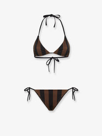 Fendi Women's Reversible Bikinis Brown