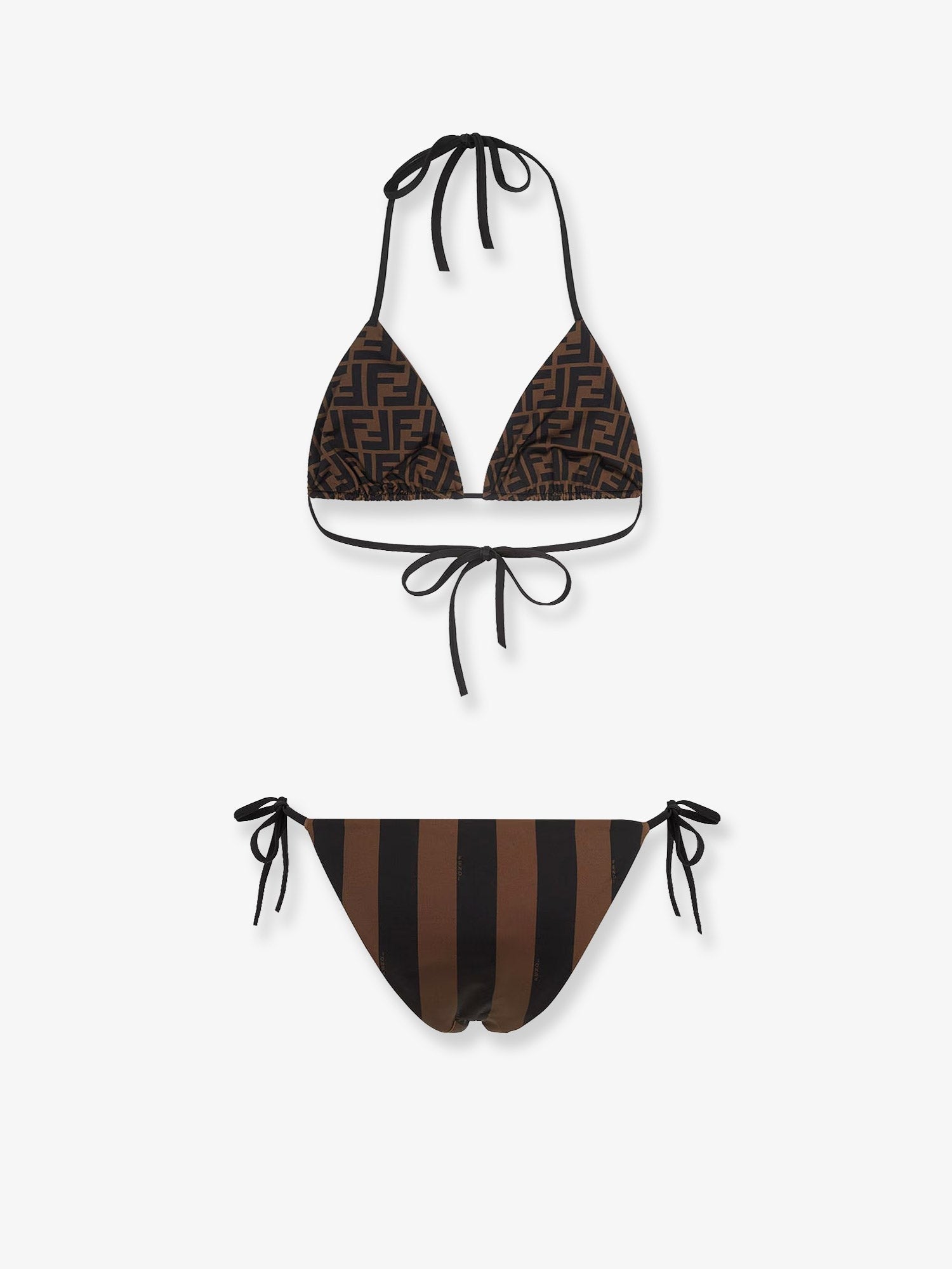 Fendi Women's Reversible Bikinis Brown
