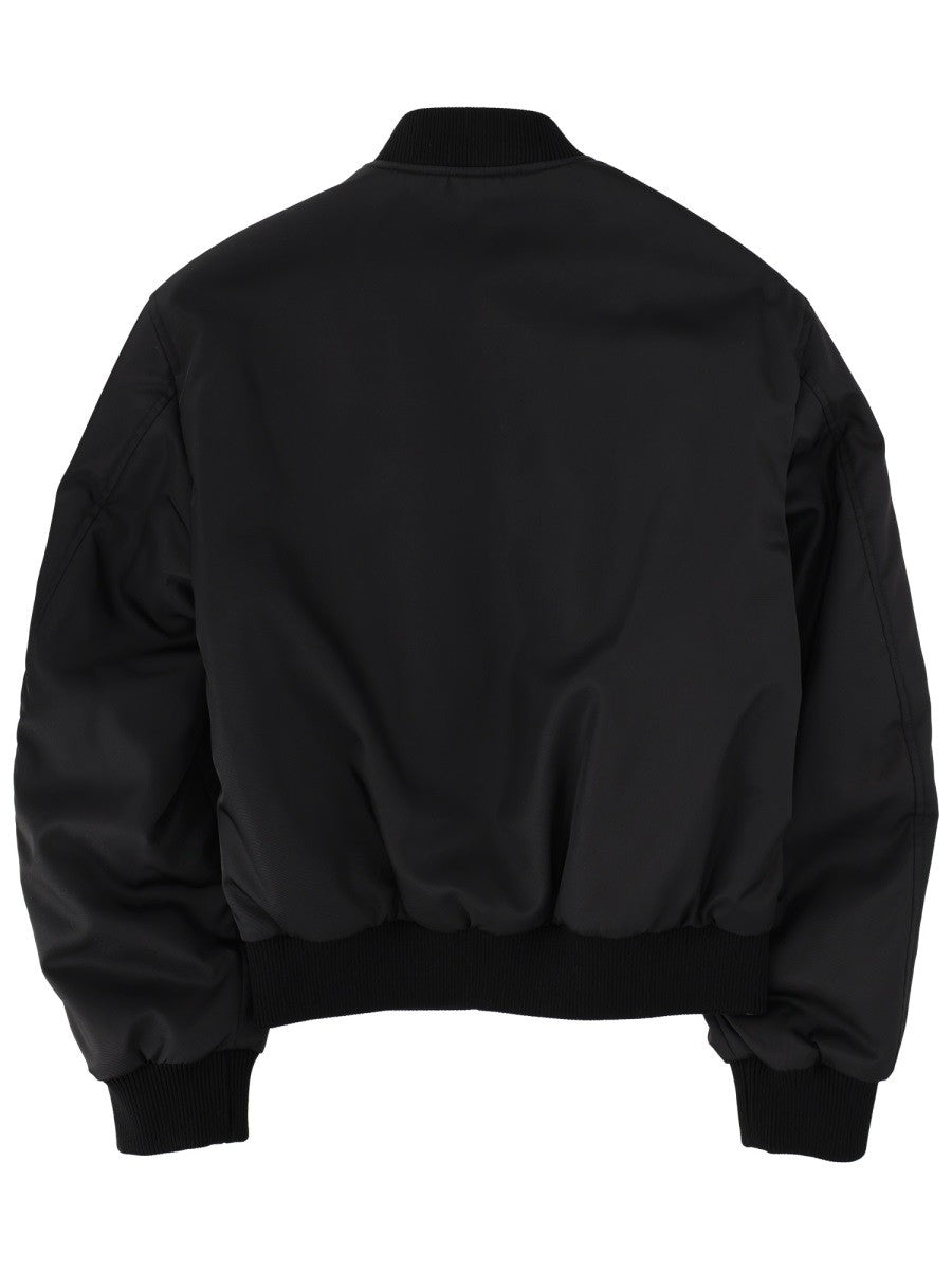 Versace Men's Reversible Bomber Jacket Black