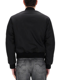 Versace Men's Reversible Bomber Jacket Black