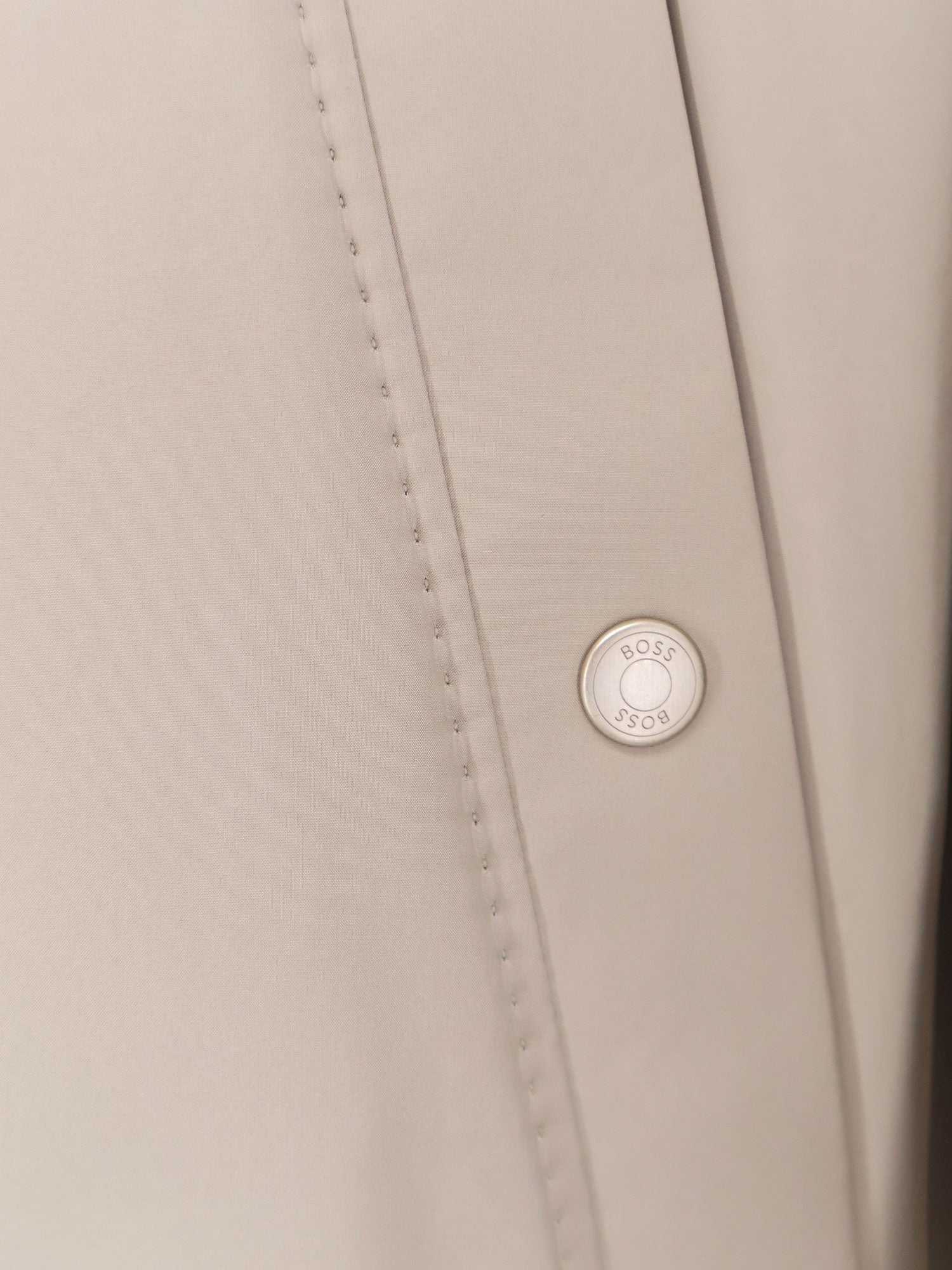 BOSS Men's Reversible Bomber Beige