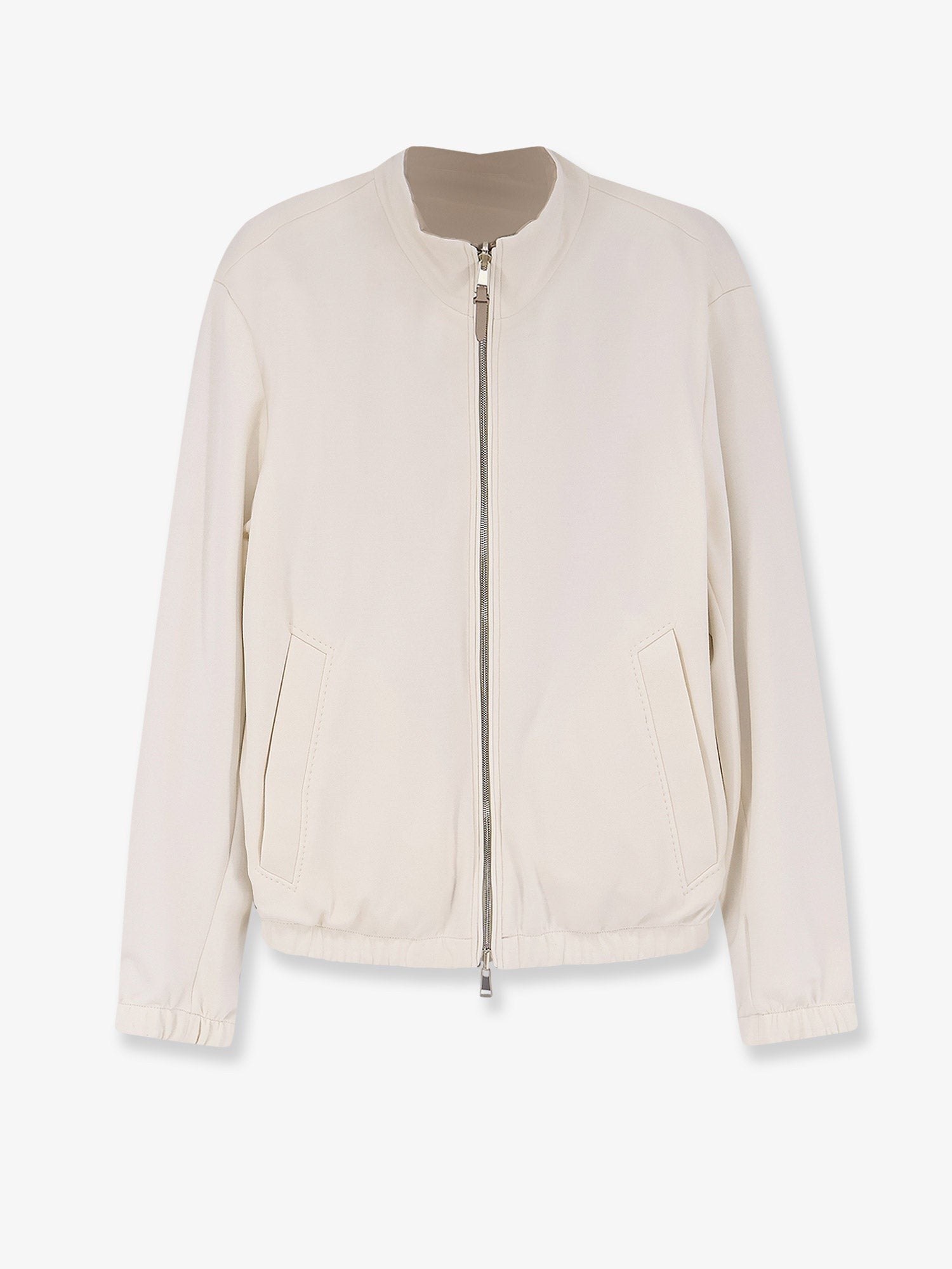 BOSS Men's Reversible Bomber Beige