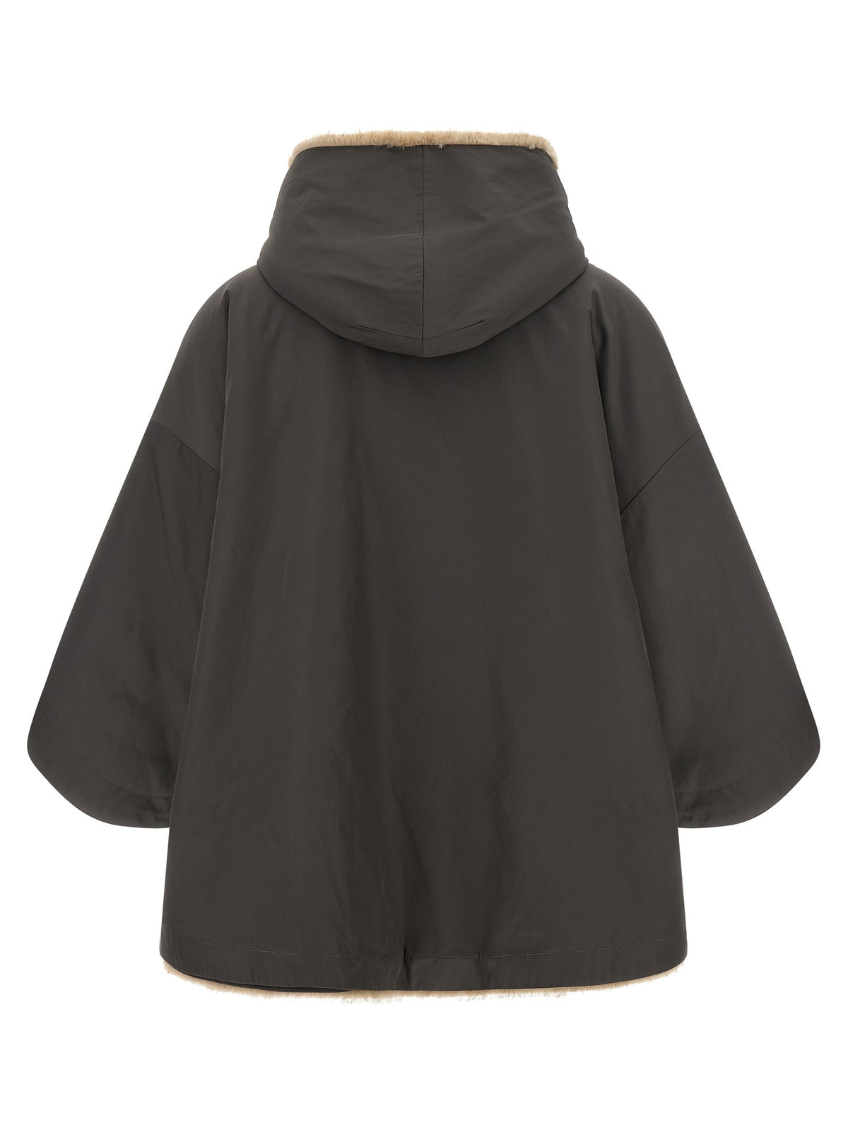 LOU ANDREA Reversible Cape Grey, view 3