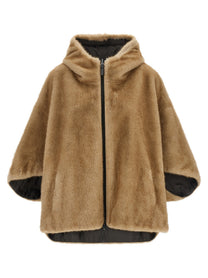 LOU ANDREA Reversible Cape Grey