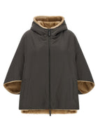 LOU ANDREA Reversible Cape Grey