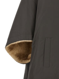 LOU ANDREA Reversible Cape Grey