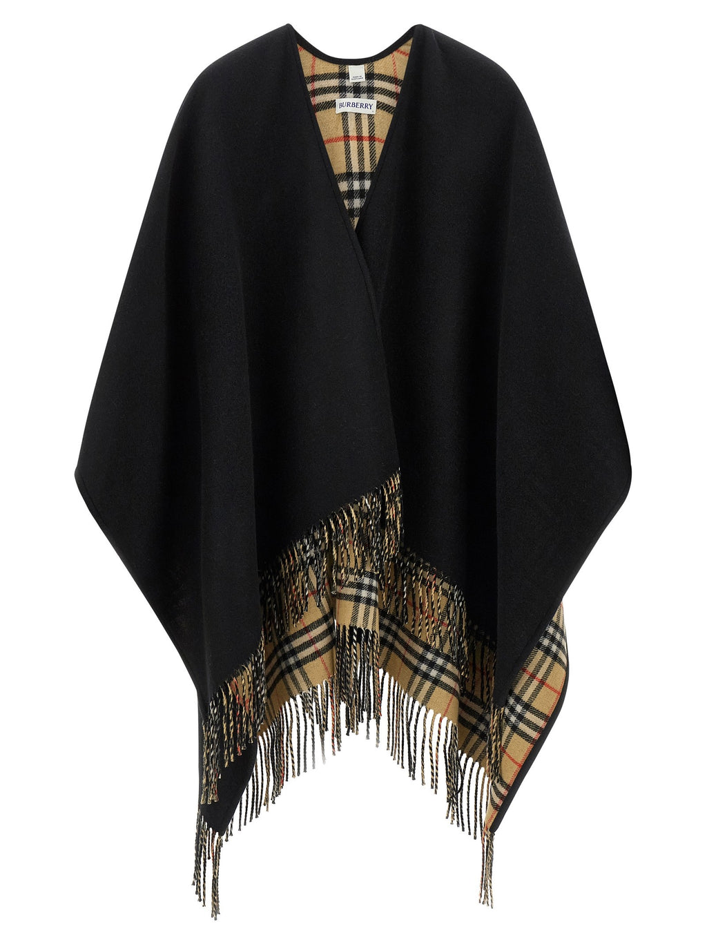 Burberry Reversible Cape Black